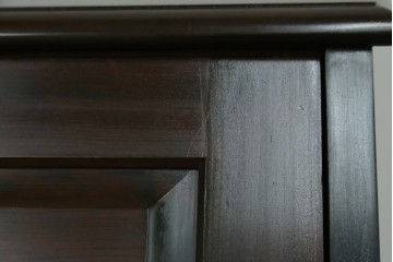 中古　絶版品　北海道民芸家具　風格漂う両袖ライティングビューロー　(R-068379)