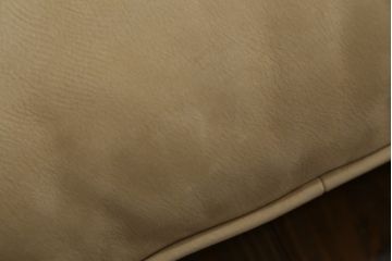 中古　美品　arflex(アルフレックス)　GRAN(グラン)　サイドテーブル付き　レーザーとファブリックの組み合わせがお洒落なクッション付きシステムソファ(本革、カウチソファ、コーナーソファ、ラウンドソファ、アームソファ)(R-068386)