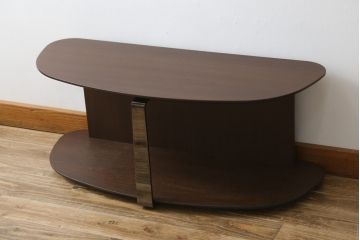 中古　美品　arflex(アルフレックス)　GRAN(グラン)　サイドテーブル付き　レーザーとファブリックの組み合わせがお洒落なクッション付きシステムソファ(本革、カウチソファ、コーナーソファ、ラウンドソファ、アームソファ)(R-068386)