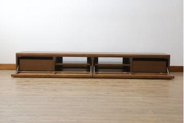中古　美品　アクタス取扱い　ジョンリビング(jon Living) RIMO 200AV-board　シンプルなデザインが取り入れやすいテレビ台(ローボード、テレビボード、TVボード、サイドボード、サイドキャビネット、収納棚、リビングボード)(R-068396)