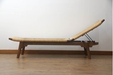 中古　美品　松本民芸家具　柳宗悦氏監修　#512型　ベンチ(長椅子、シェーズロング、寝イス、寝椅子)(R-068397)