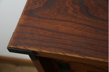 和製ヴィンテージ　岩谷堂箪笥　力強い杢目が上質な和を演出する飾り棚　(R-068405)