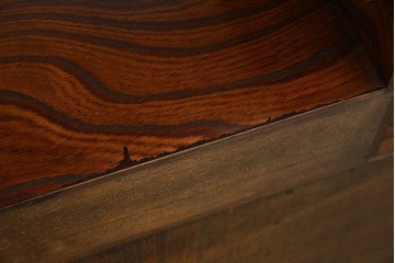 和製ヴィンテージ　岩谷堂箪笥　力強い杢目が上質な和を演出する飾り棚　(R-068405)