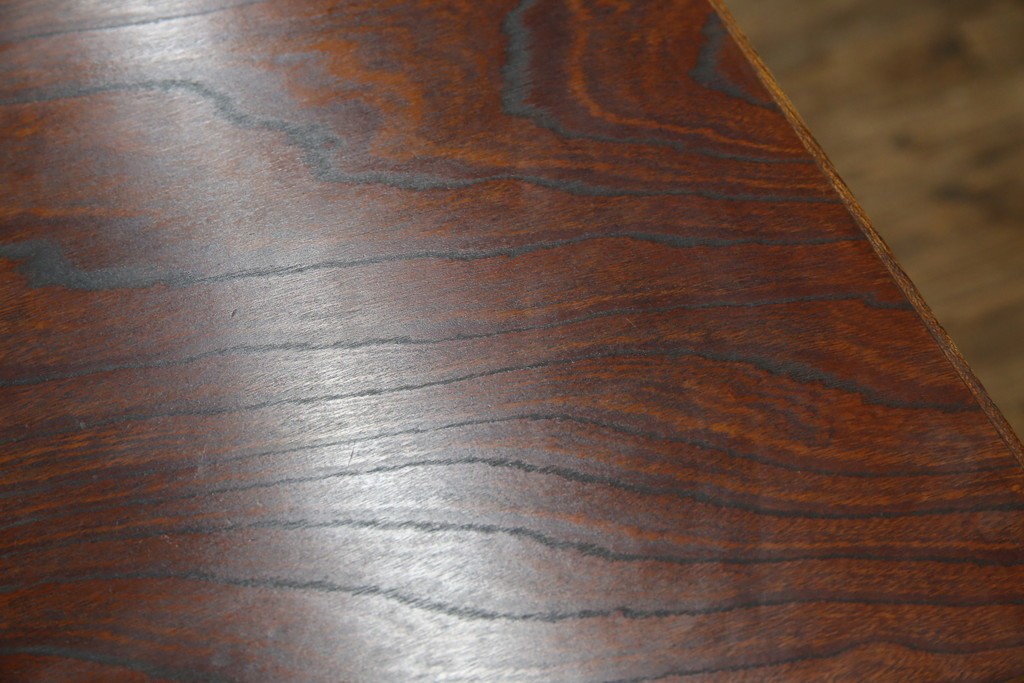 和製ヴィンテージ　岩谷堂箪笥　力強い杢目が上質な和を演出する飾り棚　(R-068405)