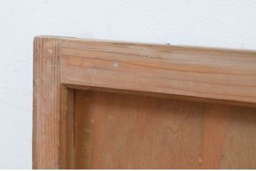 アンティーク建具　温かみのある木味が魅力の板戸窓2枚セット(引き戸)(R-068425)