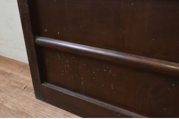 アンティーク建具　風情ある佇まいが魅力的な格子戸1枚(引き戸、玄関戸)(R-068442)
