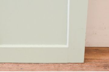アンティーク建具　ペイント仕上げ限定　レトロな空間作りにおすすめなペイントダイヤガラス戸1枚(引き戸)(R-068444)