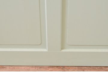アンティーク建具　ペイント仕上げ限定　レトロな空間作りにおすすめなペイントダイヤガラス戸1枚(引き戸)(R-068444)
