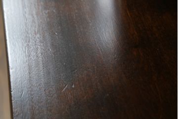 中古　美品!!　松本民芸家具　シックなデザインが魅力のF型食器棚(カップボード、キャビネット、収納棚、戸棚、飾り棚)(定価約105万円)(R-068448)