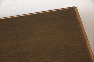 和製アンティーク　前面欅(ケヤキ)材　脚(台輪)付きリメイク!丸窓付きの時代箪笥サイドボード(テレビ台、和タンス、ローチェスト、引き出し)(R-068452)