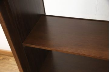中古　ナラ材　タイルの装飾が素敵な懐かしい雰囲気のGケース(ガラスケース、カウンター、ショーケース、ディスプレイケース、コレクションケース、キャビネット、飾り棚、陳列棚、店舗什器)(R-068453)