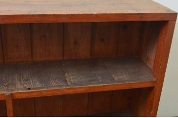 アンティーク　ナチュラルテイストのお部屋作りにおすすめの飾り棚(収納棚、本棚、オープンラック、ディスプレイラック、店舗什器)(R-068478)