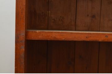 アンティーク　ナチュラルテイストのお部屋作りにおすすめの飾り棚(収納棚、本棚、オープンラック、ディスプレイラック、店舗什器)(R-068478)