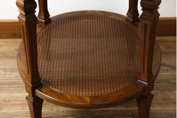 中古　美品!!　DREXEL HERITAGE(ドレクセルヘリテイジ)　Cameo Classics(キャメオクラシックス)　上品な佇まいが魅力の引き出し付きサイドテーブル(ナイトテーブル、エンドテーブル、ローテーブル、花台、飾り台)(R-068479)