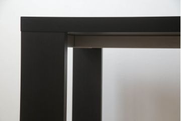 中古　Cassina(カッシーナ)　Hannes Wettstein(ハンス・ウェッツスタイン)デザイン　363 M.I.R. ミール　シンプルながら洗練されたデザインが魅力のダイニングテーブル(6人掛け、4人掛け、食卓)(定価約46万円)(R-068487)