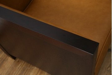 中古　美品　Cassinaixc.(カッシーナイクスシー)　PHILIPPE HUREL(フィリップ・ユーレル)　インウッド(INWOOD)　FZZランク　洗練された佇まいの1人掛けソファ　定価約60万円　(R-068489)