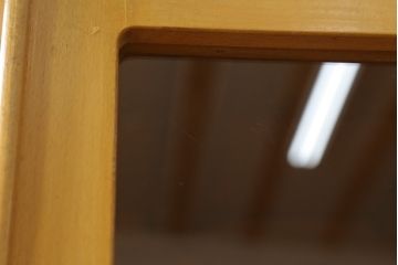 和製ビンテージ　希少!!　天童木工(Tendo)　ブナ材　丸みのあるフォルムとシンプルなデザインが魅力的な本箱(ブックケース、収納棚、キャビネット、飾り棚、ヴィンテージ)(R-068494)