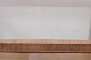 海外アンティーク　チーク材　上品な佇まいが魅力的なショーケース(ガラスケース、カウンターテーブル、陳列棚、飾り棚、店舗什器)(R-068497)