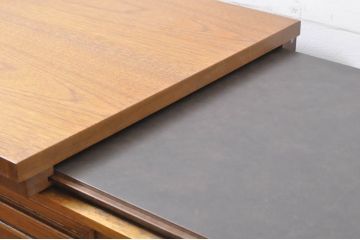 中古　美品　DREXEL HERITAGE(ドレクセルヘリテイジ)　FRANCESCA(フランチェスカ)シリーズ　拡張式の天板が付いたサイドボード(サーバー、カウンター、収納棚)(R-068520)