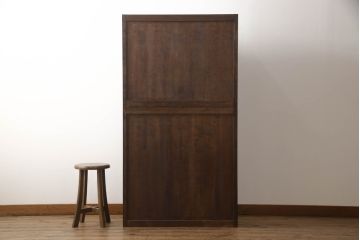和製ビンテージ　松本民芸家具　シンプルなデザインが取り入れやすいオープンラック(本棚、飾り棚、ブックシェルフ、ディスプレイラック、ヴィンテージ)(R-068528)