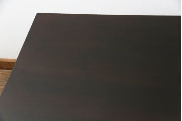和製ビンテージ　松本民芸家具　F型食卓　クラシカルな脚のデザインが目を引くダイニングテーブル(作業台、食卓、2人掛け、4人掛け、二人掛け、四人掛け、ヴィンテージ)(定価約29万7千円)(R-068529)