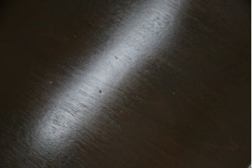 和製ビンテージ　松本民芸家具　F型食卓　クラシカルな脚のデザインが目を引くダイニングテーブル(作業台、食卓、2人掛け、4人掛け、二人掛け、四人掛け、ヴィンテージ)(定価約29万7千円)(R-068529)