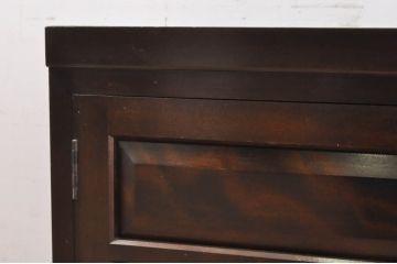 和製ビンテージ　美品　松本民芸家具風　和洋どちらのインテリアにも取り入れやすいローボード(テレビ台、テレビボード、収納棚、戸棚、ヴィンテージ)(R-068530)