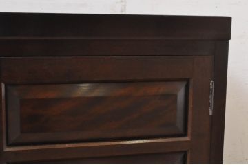 和製ビンテージ　美品　松本民芸家具風　和洋どちらのインテリアにも取り入れやすいローボード(テレビ台、テレビボード、収納棚、戸棚、ヴィンテージ)(R-068530)