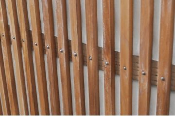 アンティーク建具　和の雰囲気溢れる格子戸4枚セット(引き戸、ガラス帯戸、障子戸)(R-068542)