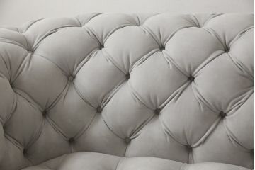 中古　3か月の短期使用　baxter(バクスター)　パオラ・ナヴォーネ(PAOLA NAVONE)デザイン　チェスタームーンソファ(CHESTER MOON SOFA)　洗練されたエレガントなデザインが魅力の2人掛けソファ(二人掛け、2P)(定価約446万円)(R-068552)