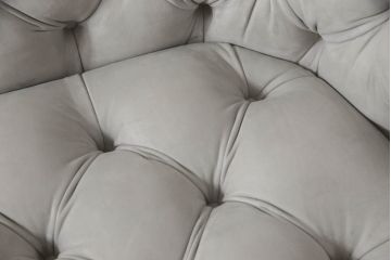 中古　3か月の短期使用　baxter(バクスター)　パオラ・ナヴォーネ(PAOLA NAVONE)デザイン　チェスタームーンソファ(CHESTER MOON SOFA)　洗練されたエレガントなデザインが魅力の2人掛けソファ(二人掛け、2P)(定価約446万円)(R-068552)