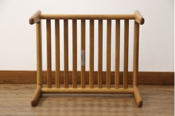 デンマークビンテージ　美品　GETAMA(ゲタマ)　Hans J Wegner(ハンス・J・ウェグナー)　GE290A　オーク材　くつろぎの空間を演出するアームチェアとオットマンのセット(椅子、イス、1P、一人掛けソファ、1人掛けソファ、フットスツール、ヴィンテージ、北欧)(R-068558)