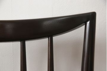 中古　松本民芸家具　220F型　シックな佇まいが魅力的なチェア(ダイニングチェア、板座チェア、椅子、イス)(定価約12万円)(R-068559)