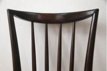 中古　松本民芸家具　220F型　シックな佇まいが魅力的なチェア(ダイニングチェア、板座チェア、椅子、イス)(定価約12万円)(R-068559)
