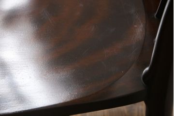中古　松本民芸家具　220F型　シックな佇まいが魅力的なチェア(ダイニングチェア、板座チェア、椅子、イス)(定価約12万円)(R-068559)