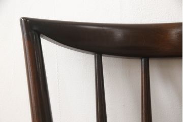 中古　松本民芸家具　220F型　シックな佇まいが魅力的なチェア(ダイニングチェア、板座チェア、椅子、イス)(R-068560)