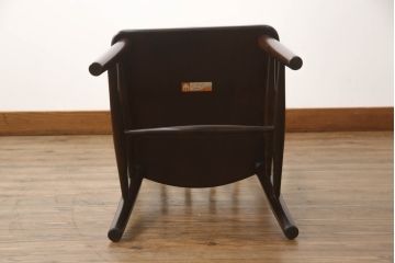 中古　松本民芸家具　220F型　シックな佇まいが魅力的なチェア(ダイニングチェア、板座チェア、椅子、イス)(R-068560)