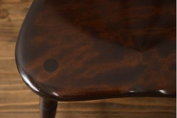 中古　松本民芸家具　シックな佇まいが魅力的な#72型・リーチチェア(ダイニングチェア、ウィンザーチェア、板座チェア、椅子、ウインザーチェア)(R-068561)