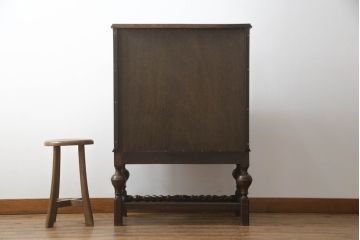 イギリスアンティーク　オーク材　上品な佇まいが魅力のライティングビューロー(ライティングデスク、簿記机、ワークデスク、在宅用、在宅ワーク用、英国)(R-068562)