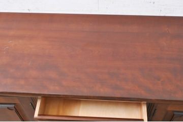 中古　美品　松本民芸家具　レア!洗練された佇まいのクリデンザサイドボード(クレデンザ、リビングボード、収納棚)(R-068571)