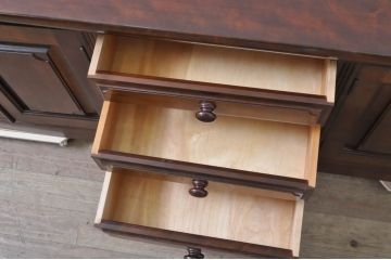 中古　美品　松本民芸家具　レア!洗練された佇まいのクリデンザサイドボード(クレデンザ、リビングボード、収納棚)(R-068571)