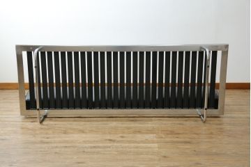中古　美品　本革(レザー)　Cassina(カッシーナ)　Le Corbusier(ル・コルビュジエ)　LC5　シンプルモダンなデザインが素敵な3人掛けソファ(3Pソファ、三人掛け)(定価約174万円)(R-068573)