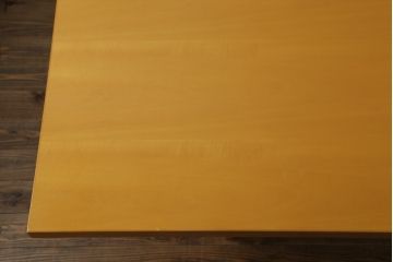 中古　イタリア　arflex(アルフレックス)　BONTE(ボンテ)　Cini Boeri(チニ・ボエリ)デザイン　シンプルながらスタイリッシュな佇まいが魅力の6人掛けダイニングテーブル(4人掛け、作業台、食卓)(定価約28万円)(R-068584)