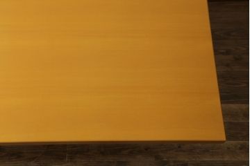 中古　イタリア　arflex(アルフレックス)　BONTE(ボンテ)　Cini Boeri(チニ・ボエリ)デザイン　シンプルながらスタイリッシュな佇まいが魅力の6人掛けダイニングテーブル(4人掛け、作業台、食卓)(定価約28万円)(R-068584)