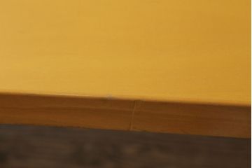 中古　イタリア　arflex(アルフレックス)　BONTE(ボンテ)　Cini Boeri(チニ・ボエリ)デザイン　シンプルながらスタイリッシュな佇まいが魅力の6人掛けダイニングテーブル(4人掛け、作業台、食卓)(定価約28万円)(R-068584)
