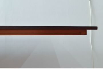デンマークビンテージ　老舗家具メーカーBRAMIN(ブラーミン)　ローズウッド材の杢目が美しいダイニングテーブル(エクステンションテーブル、6人掛け、8人掛け、食卓、ヴィンテージ、北欧)(R-068585)