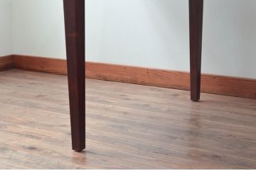 デンマークビンテージ　老舗家具メーカーBRAMIN(ブラーミン)　ローズウッド材の杢目が美しいダイニングテーブル(エクステンションテーブル、6人掛け、8人掛け、食卓、ヴィンテージ、北欧)(R-068585)