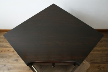 中古　美品　北海道民芸家具　こだわりのお部屋づくりにおすすめなコーナーデスク　(R-068589)