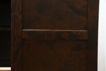 中古　美品　北海道民芸家具　こだわりのお部屋づくりにおすすめなコーナーデスク　(R-068589)