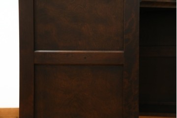 中古　美品　北海道民芸家具　こだわりのお部屋づくりにおすすめなコーナーデスク　(R-068589)